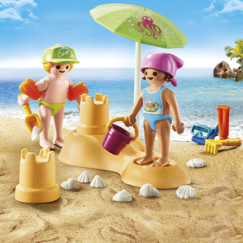Niños con Castillo de Arena Special Plus Playmobil 26 Piezas U