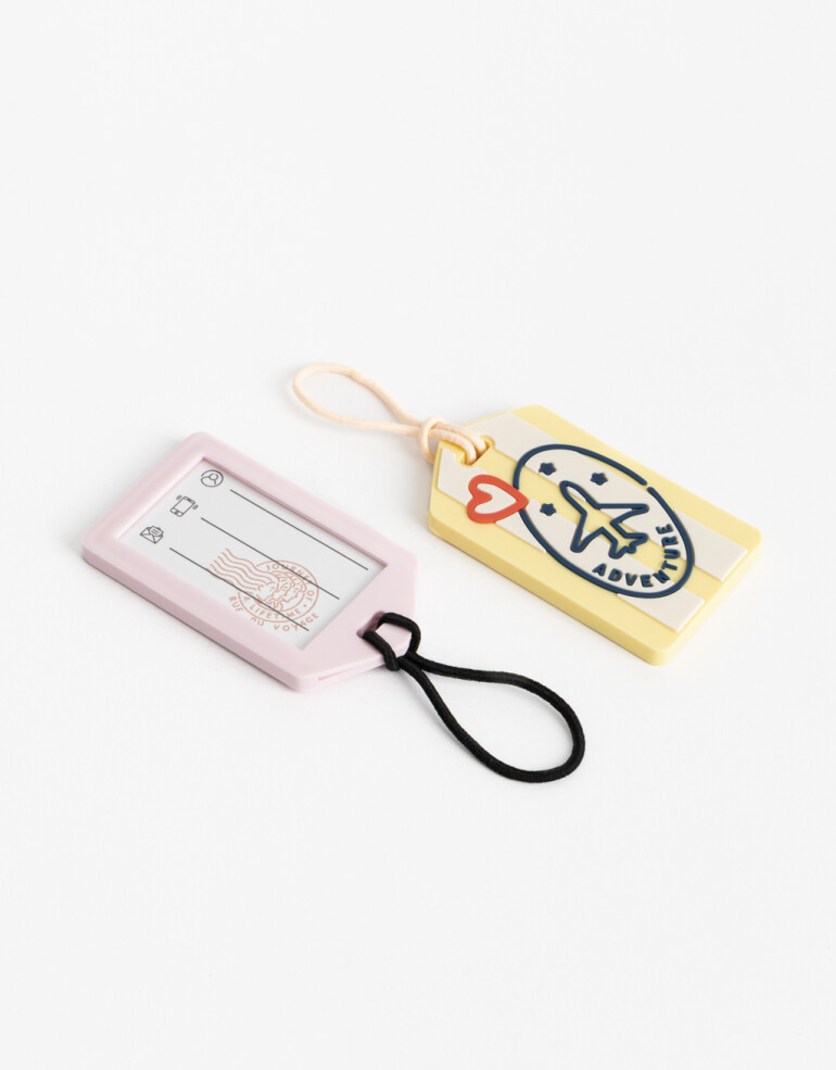 Tags Set De Identificadores De Valija - Combinacion Multicolor