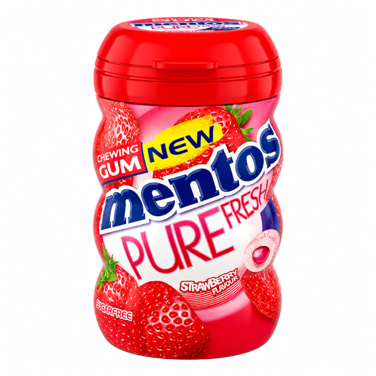 Chicle Mentos Frutilla 28 Unidades 