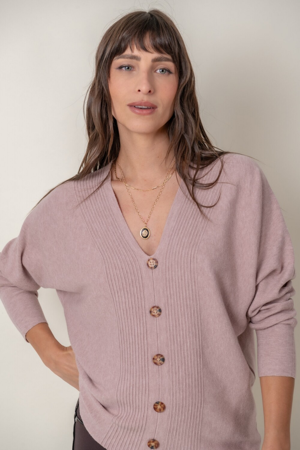 BUZO MILANO Rosa viejo