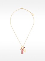 Collar Colgante Con Perla De Agua Dulce - Plata De Ley 925 rosa