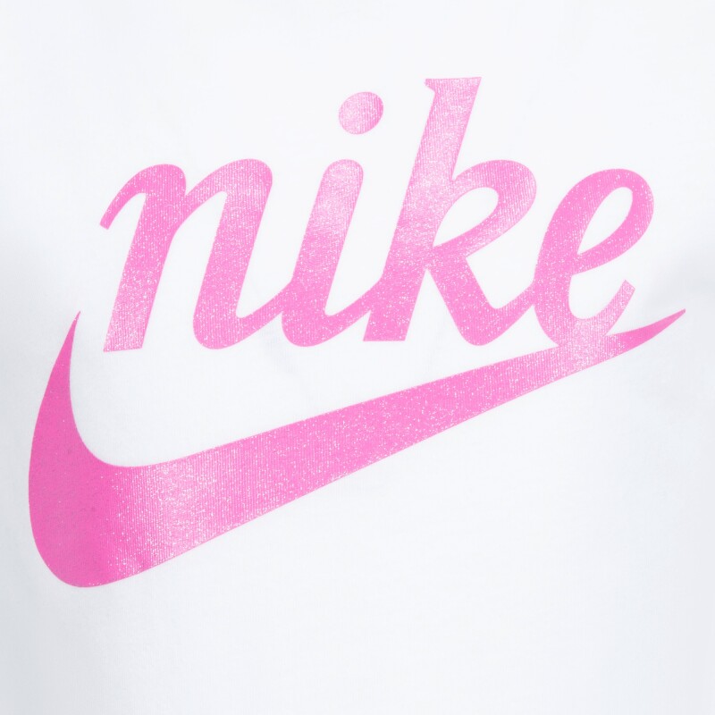 Remera Nike Script Futura Tee de Niños Blanco