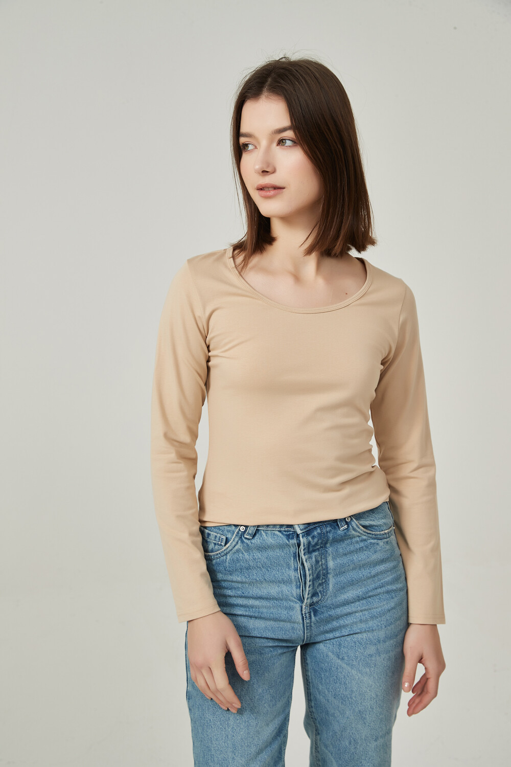 Remera Zumillo Beige