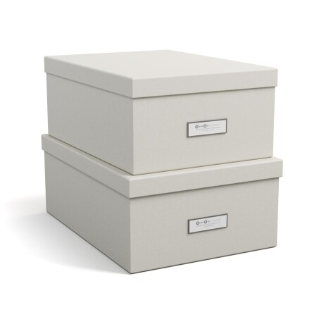 SET 2 CAJAS ORG C/TAPA PAPEL ULRIKA