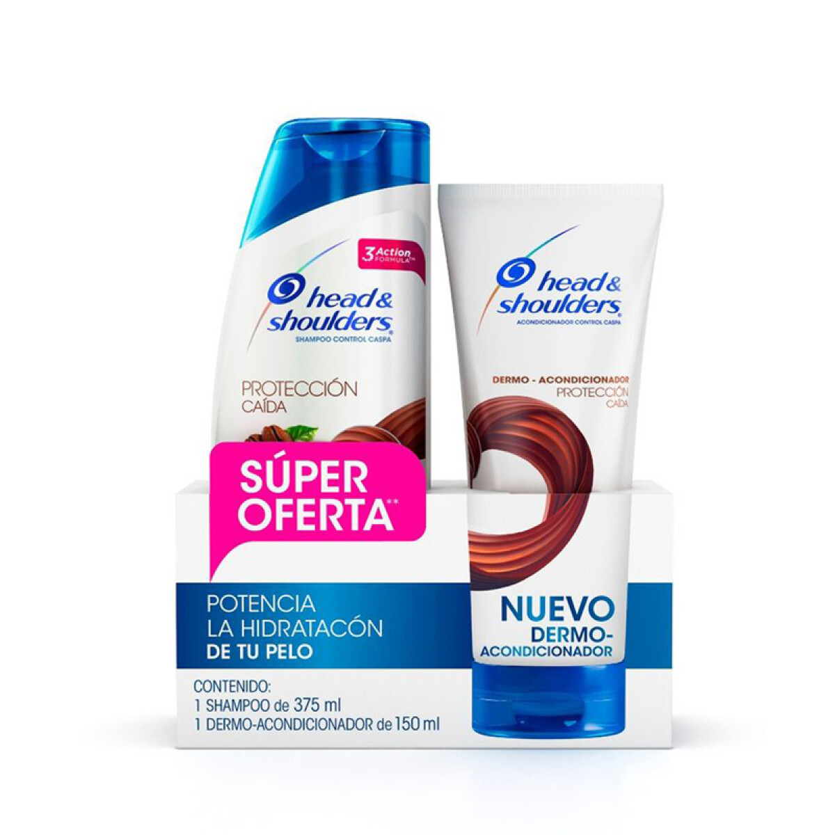 HEAD & SHOULDERS Pack SH 375ml + Aco 150ml regalo - Protección caída 