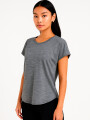 Remera Murraya Gris Melange Medio
