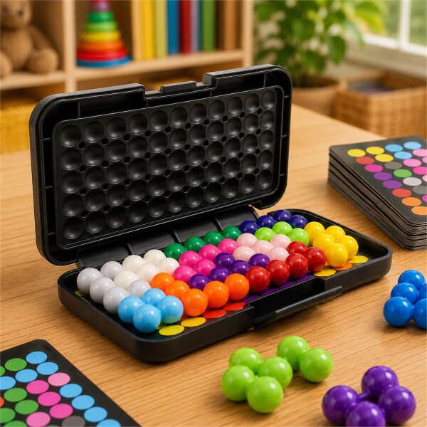 Juego Kanoodle Puzzle 2D y 3D con 200 Desafíos Negro 1