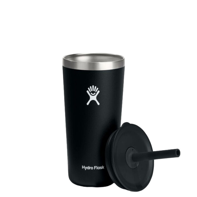 Vaso Hydro Flask 20 OZ All Around Tumbler Straw Lid - Negro Vaso Hydro Flask 20 OZ All Around Tumbler Straw Lid - Negro