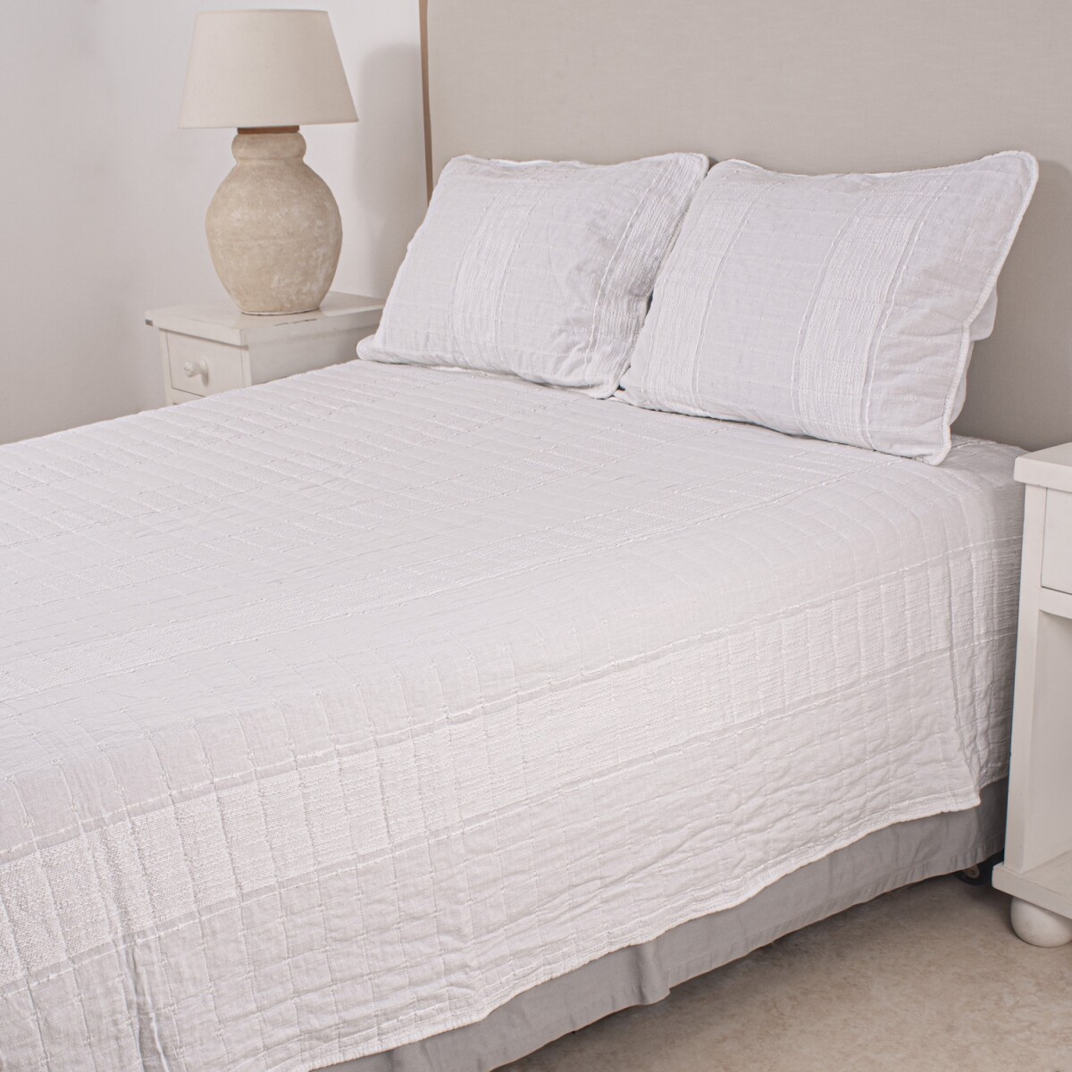 Cubrecama Col.Finezza Serena Blanco - Twin - Twin Plus 