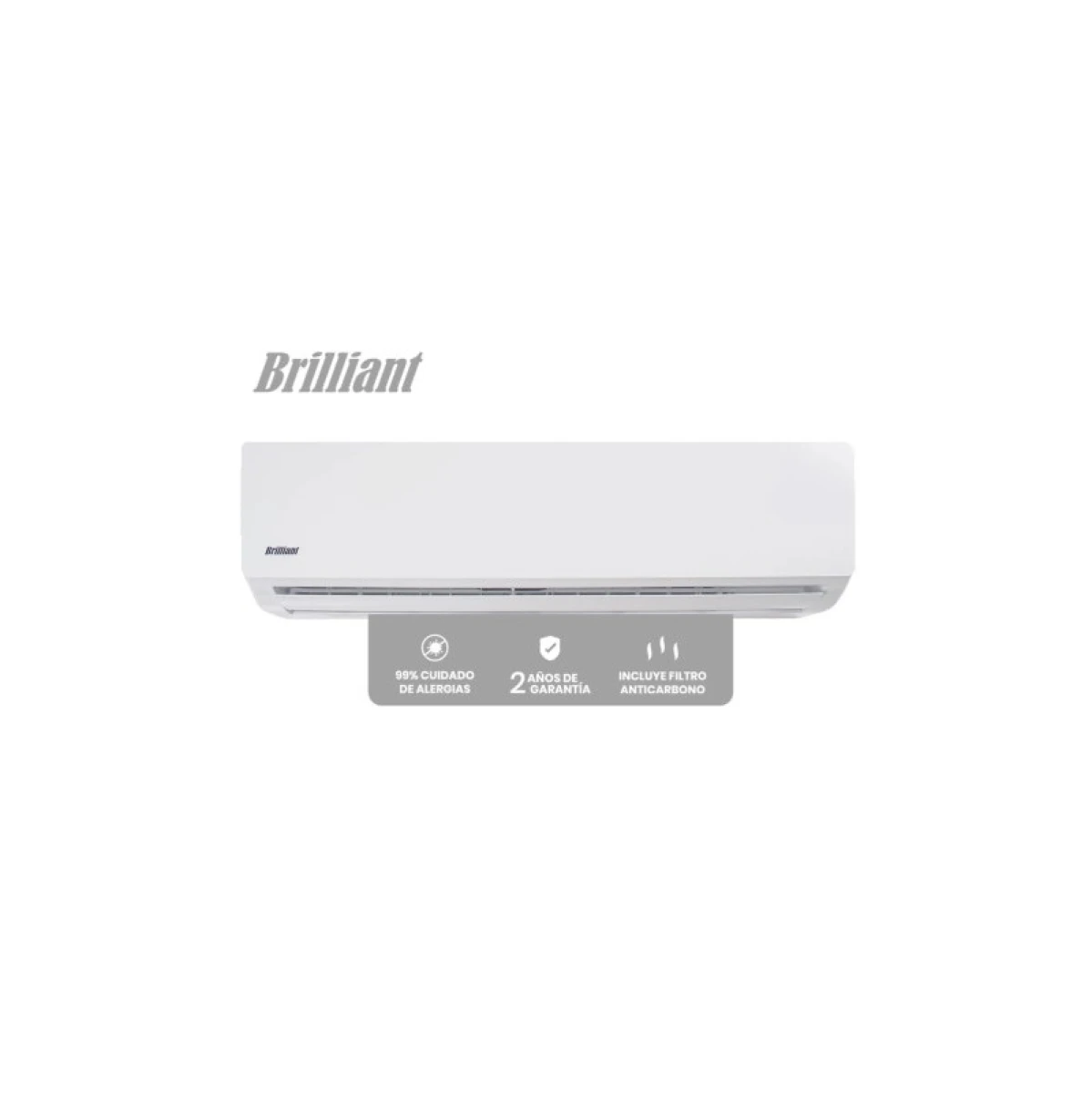 AIRE ACONDICIONADO BRILLIANT ON/OFF 9000 BTU 
