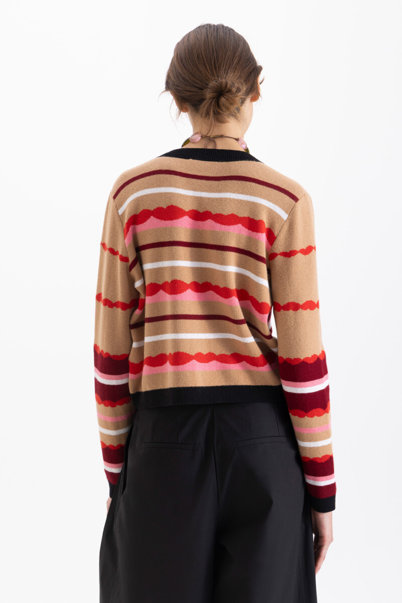 CARDIGAN BACIO Camel