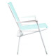 Silla De Playa Plegable Tubo De Hierro Celeste