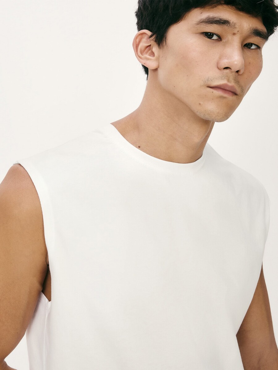 MUSCULOSA BÁSICA - BLANCO 