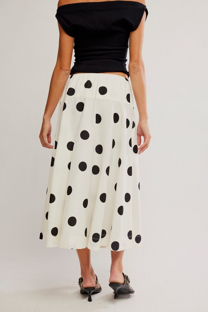 FALDA BETTY DROPWAIST Marfil