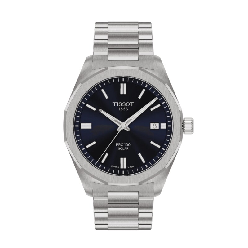 Reloj Tissot TT1514221104100 PRC 100 Solar 39mm para hombre Reloj Tissot Tt1514221104100 Prc 100 Solar 39mm Para Hombre