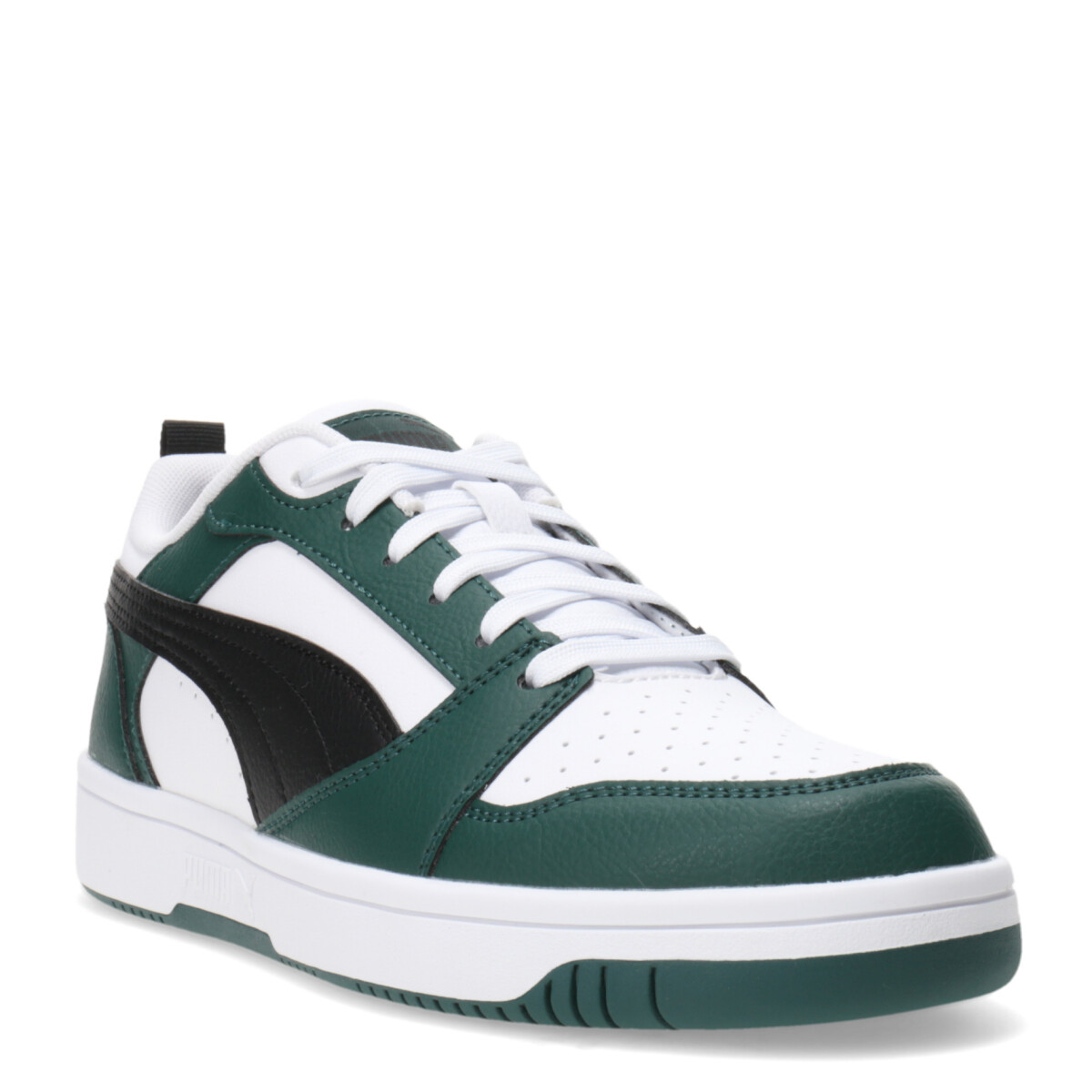 Championes de Hombre Puma Rebound V6 Low - Blanco - Verde - Negro 