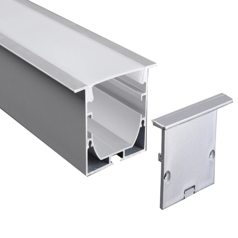 Perfil Aluminio para Cinta LED 220V de Empotrar Perfil Aluminio para Cinta LED 220V de Empotrar