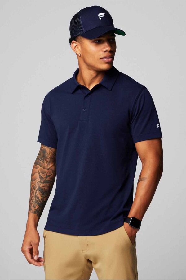 Polo Manga Corta The 24-7 Hombre Deep Navy