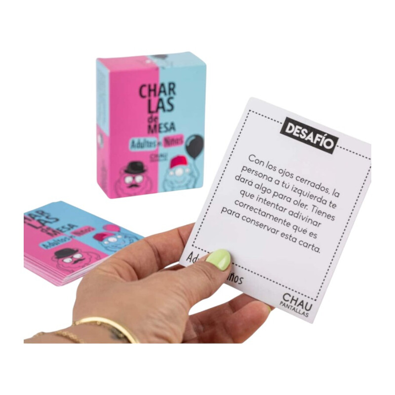 Charlas de mesa Adultos vs Niños Chau Pantallas Charlas de mesa Adultos vs Niños Chau Pantallas