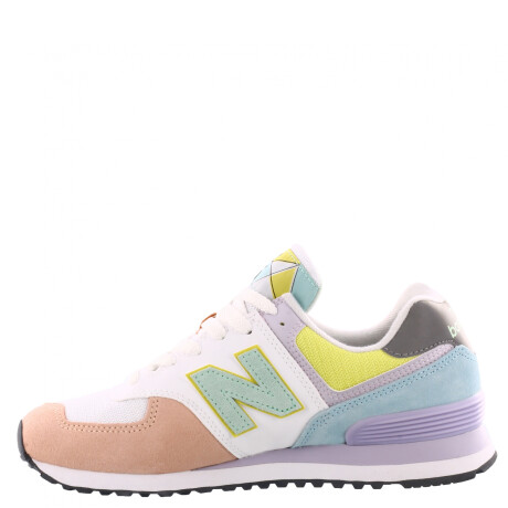 Championes de Mujer New Balance Lift Style Blanco - Rosa - Verde Agua