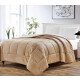 Acolchado RED FLEX de Corderito y Sherpa QUEEN 250x230 BEIGE