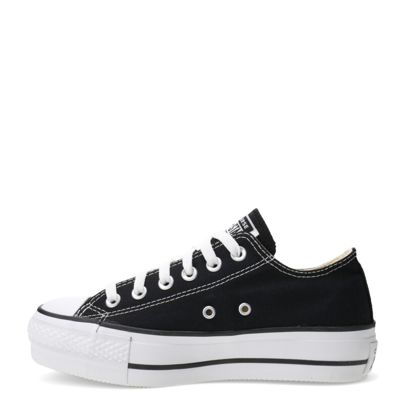 Championes de Mujer Converse Chuck Taylor All Star Lift Negro - Blanco