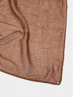 Pañuelo Multifuncional Detalles Metálicos marron