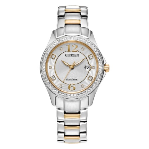Reloj Citizen FE1146-71A para dama con correa de acero Plateado