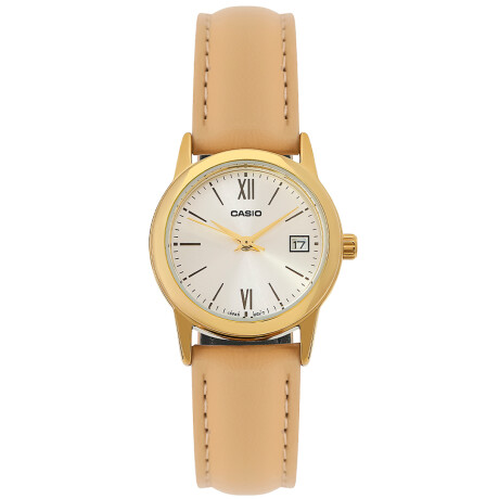 Reloj CASIO LTPV002GL-7B3UDF Beige Marron Esfera 25mm 0