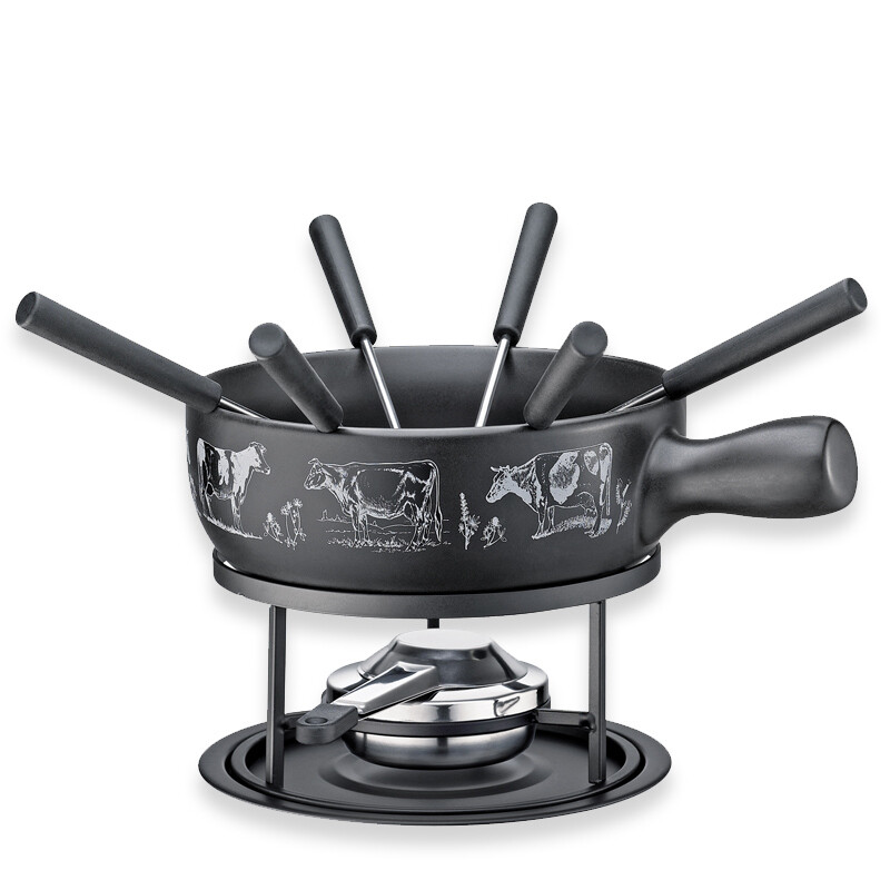 Set Fondue Queso c/6 tenedores St.Gallen Kuchenprofi Cerámica 22 cm. Set Fondue Queso c/6 tenedores St.Gallen Kuchenprofi Cerámica 22 cm.