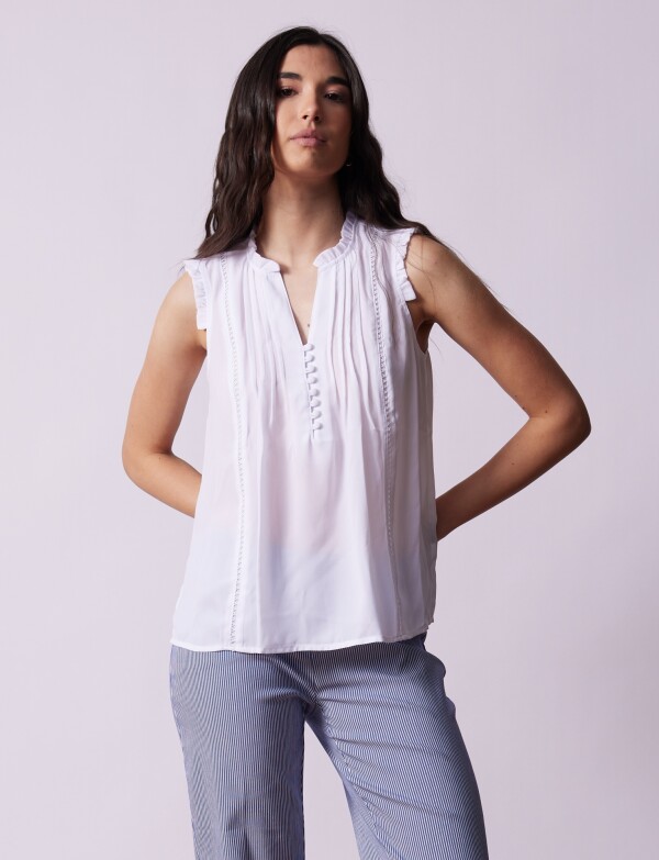 Blusa Gasa BLANCO