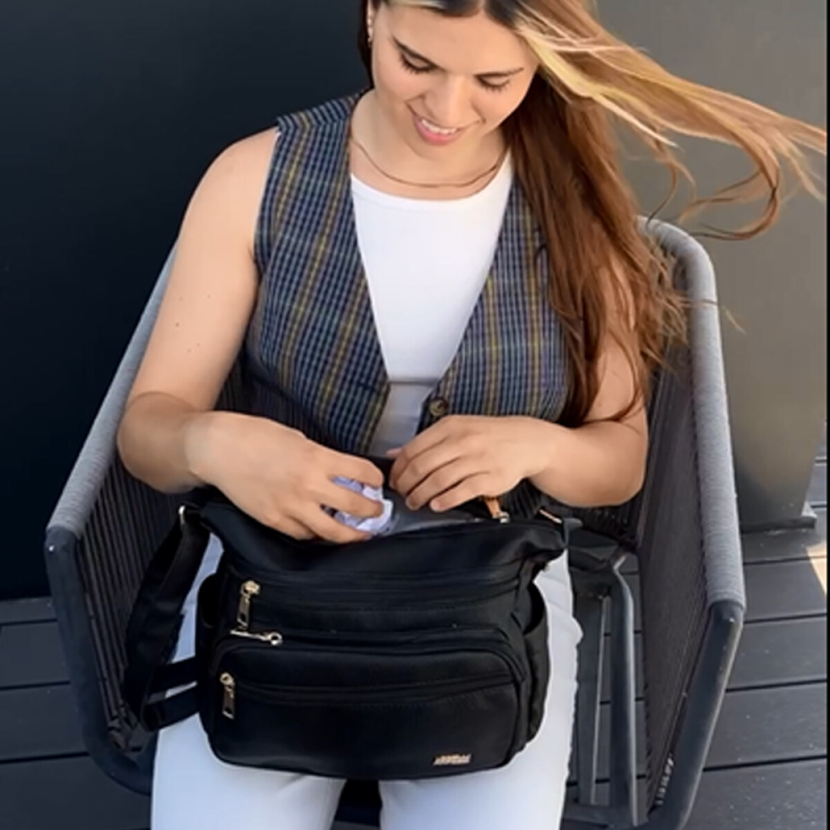 Cartera Pampa - Negro 