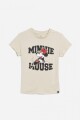 Remera Minnie iconica mujer BEIGE