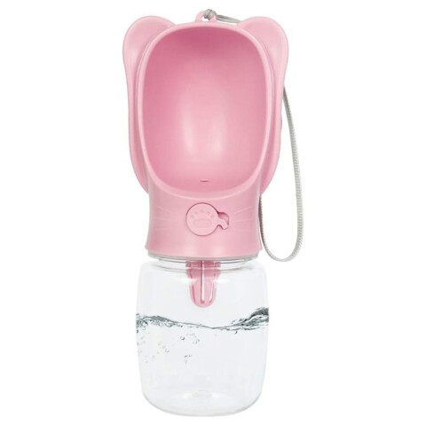 Botella Agua Para Mascotas Bebedero Con Plato Portatil Perro Botella Agua Para Mascotas Bebedero Con Plato Portatil Perro