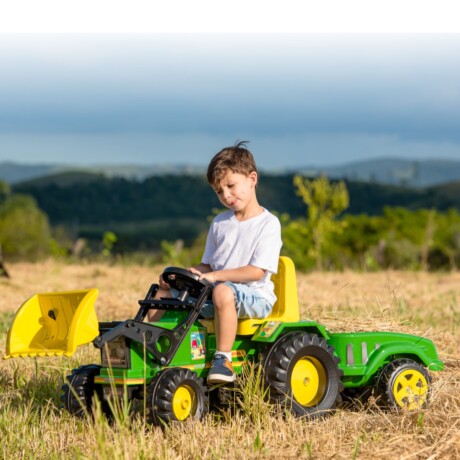 Tractor Biemme Granjero a Pedal con Pala y Carro 001