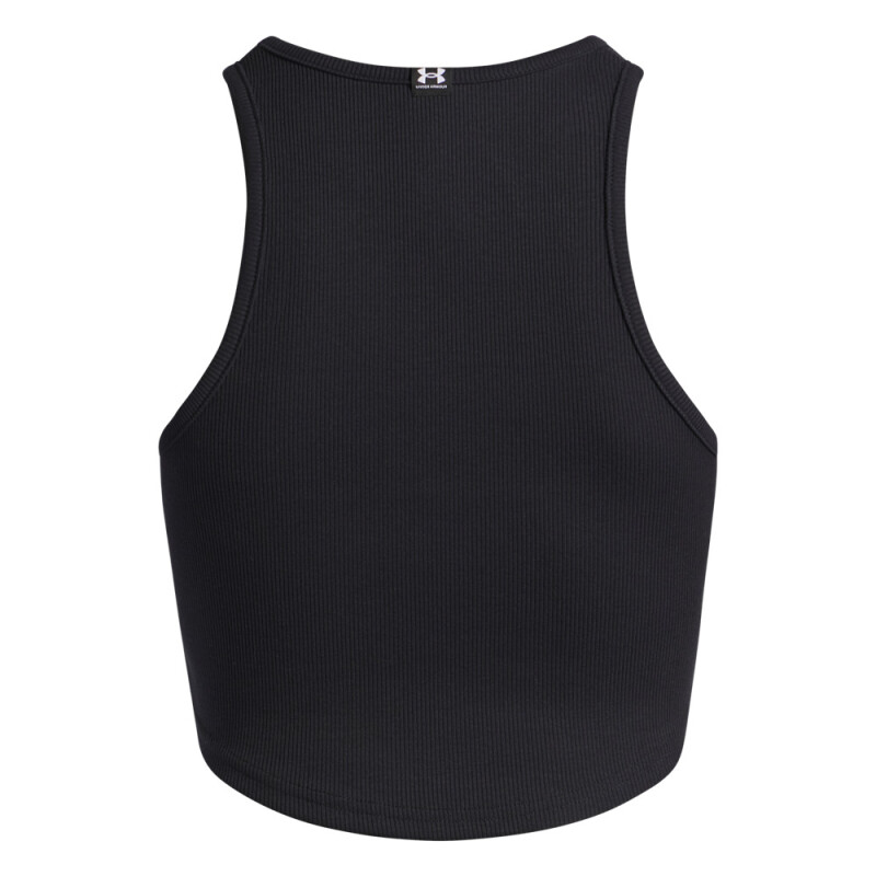 UA Rival Rib Tank-BRN BLK-001