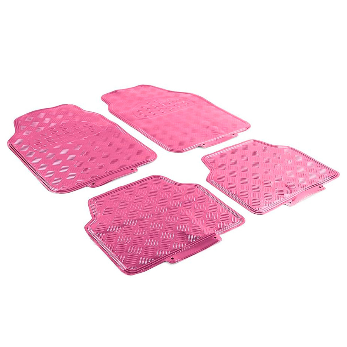 ALFOMBRAS - SIMIL METALIZADA COLOR ROSADO JGO WESTON 