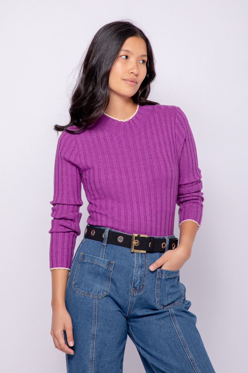 POLERA ORFEO Morado