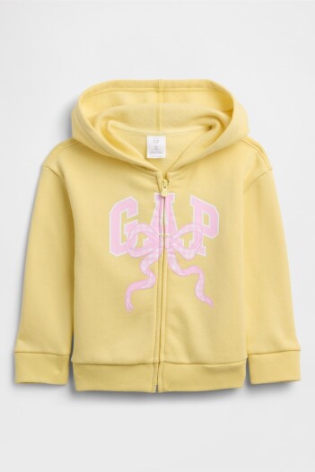 Canguro Con Cierre Logo Gap Toddler Niña Spring Yellow