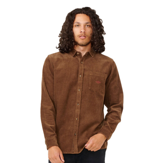 Camisa Rip Curl Classic Surf Cord - Marrón Camisa Rip Curl Classic Surf Cord - Marrón