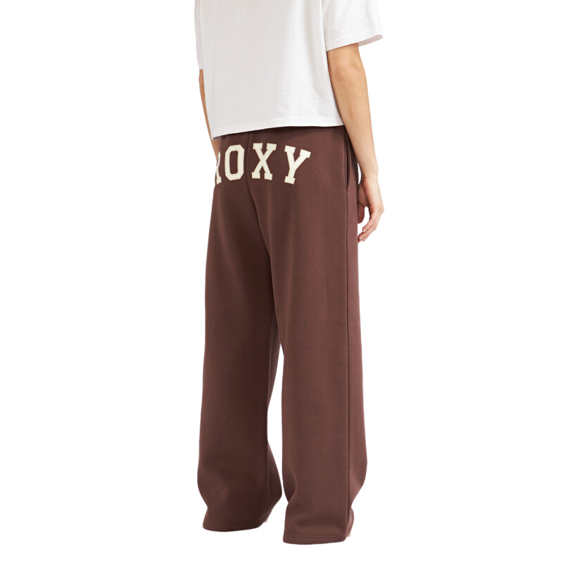 Pantalon Roxy Jogger Ancho - Marrón Pantalon Roxy Jogger Ancho - Marrón