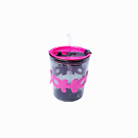 Vaso de vidrio HOHO con sorbito 350ml (OW795) Vaso De Vidrio Hoho Con Sorbito 350ml (ow795)