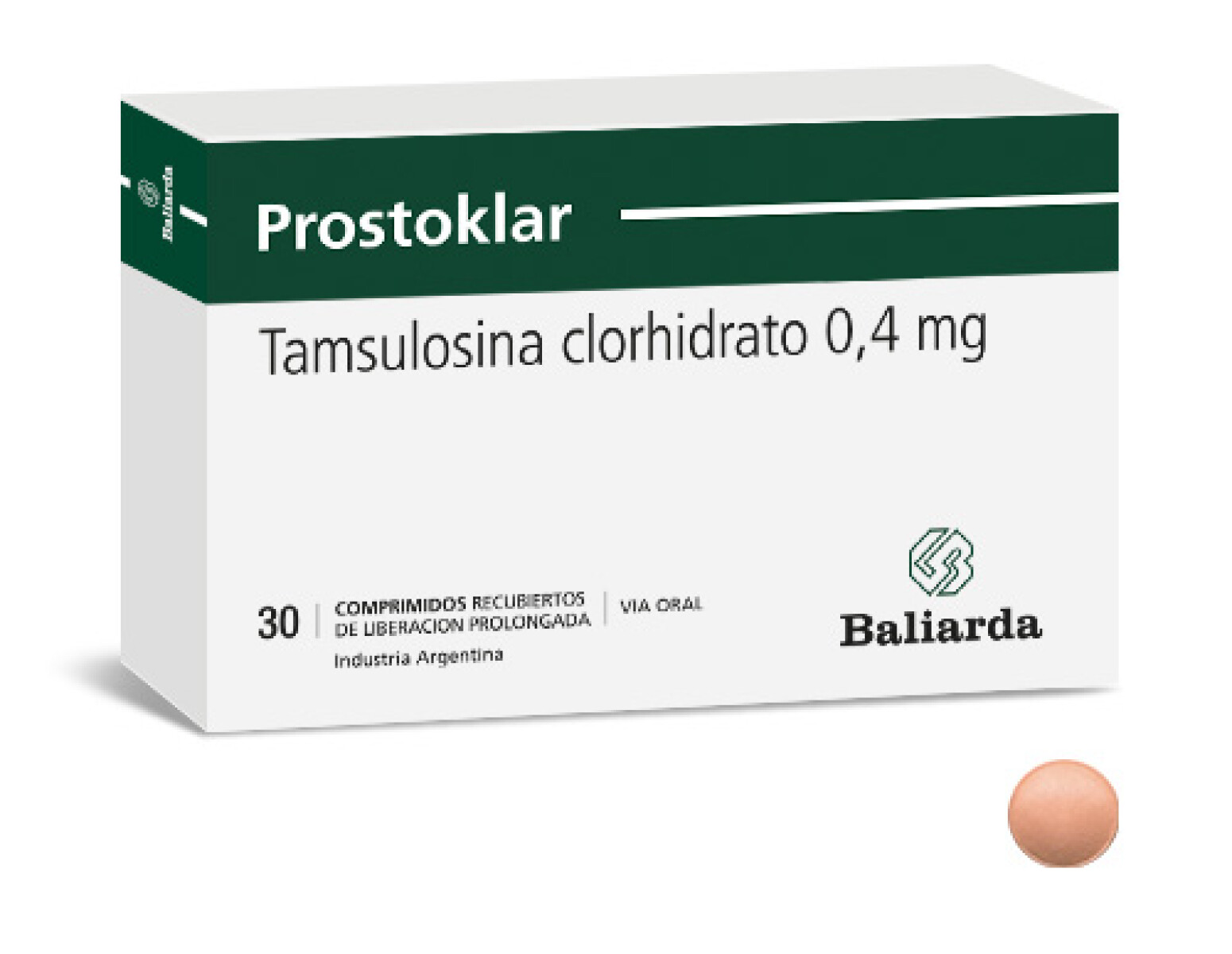 Prostoklar 0.4mg 30 Comprimidos 