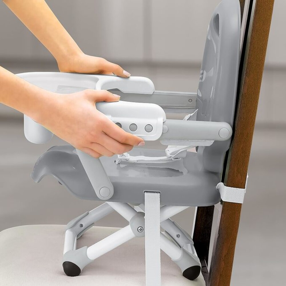 Silla de comer portatil POCKET CHICCO gris