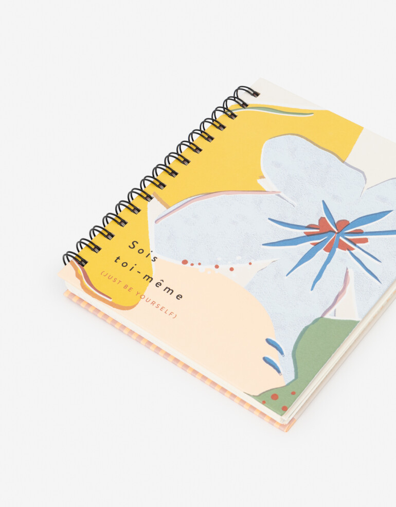Anotadores Cuadernos y Memos Cuaderno Estampado Just Be Yourself - Combinacion Multicolor