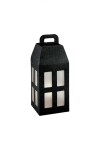 Caja linterna 18x18x39,5 cm. - SETA NERO Caja linterna 18x18x39,5 cm. - SETA NERO