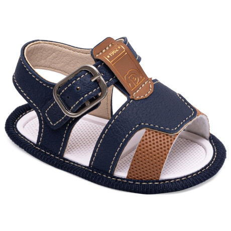 Sandalia Casual Azul y Marrón Sandalia Casual Azul y Marrón
