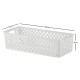 Set x2 Cesto organizador Quadratta calado GS BLANCO
