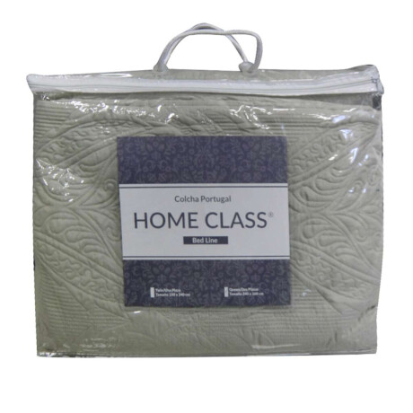 Colcha H&K Portugal 2 Plazas 220 x 240 cm Gris