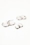AROS DERMONT Plateado
